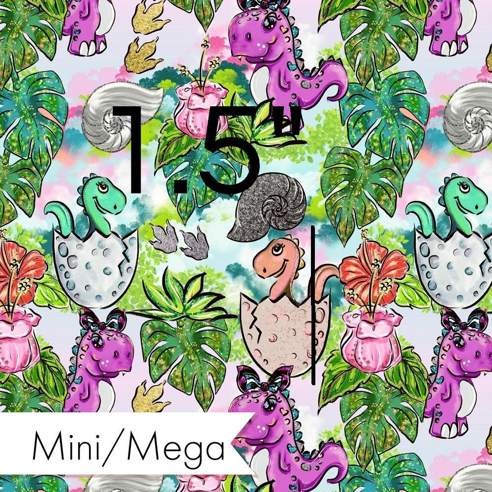 Design 500 Pink Dinosaur Fabric – made-to-order custom fabric by the metre | Fabric by Missy Rose