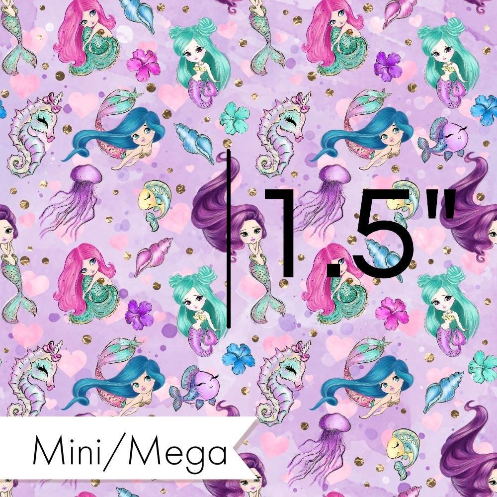 Design 503 Purple Mermaid Fabric – Australian custom printed fabric pre-order | Fabric by Missy Rose