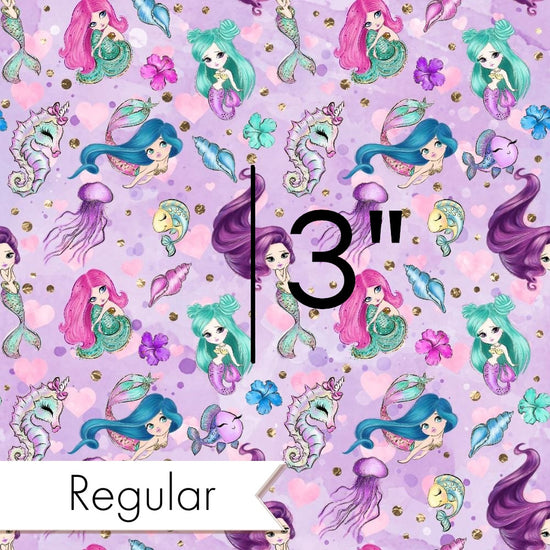 Design 503 - Purple Mermaid Fabric