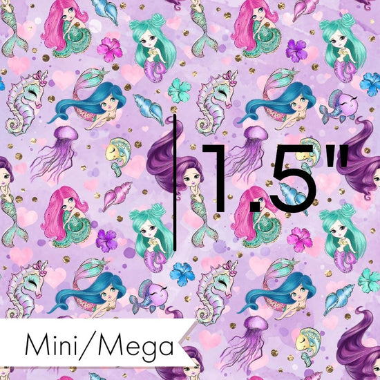 Design 503 - Purple Mermaid Fabric