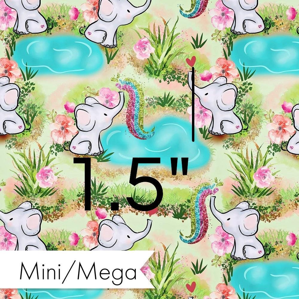 Design 504 Elephant Fabric – custom printed pre-order fabric Australia | Fabric by Missy Rose