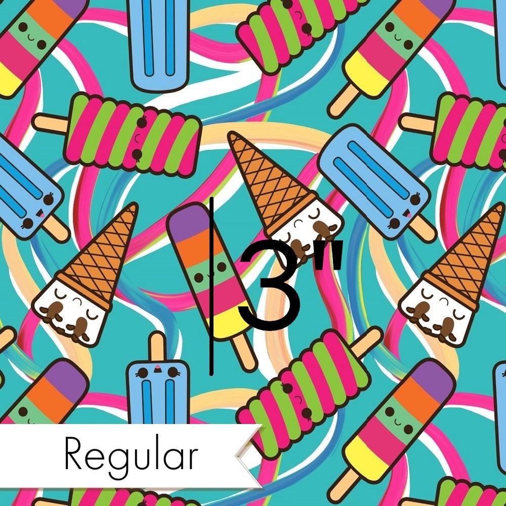 Design 506 Bright Ice Blocks Fabric – custom printed pre-order fabric Australia | Fabric by Missy Rose
