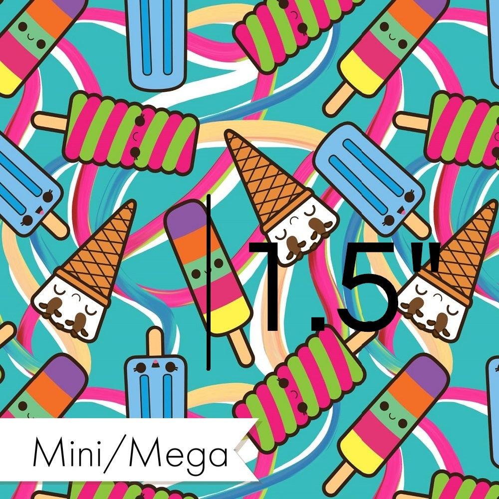 Design 506 Bright Ice Blocks Fabric – made-to-order custom fabric by the metre | Fabric by Missy Rose