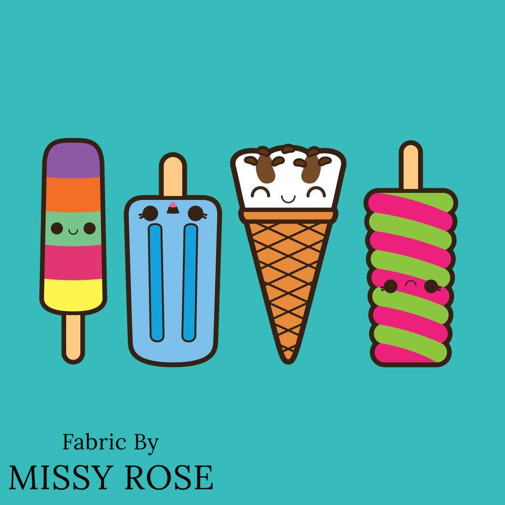 Design 506 Panel Fabric – custom printed pre-order fabric Australia | Fabric by Missy Rose