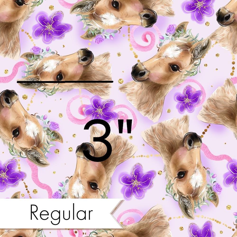 Design 513 Purple Horse Fabric – made-to-order custom fabric by the metre | Fabric by Missy Rose