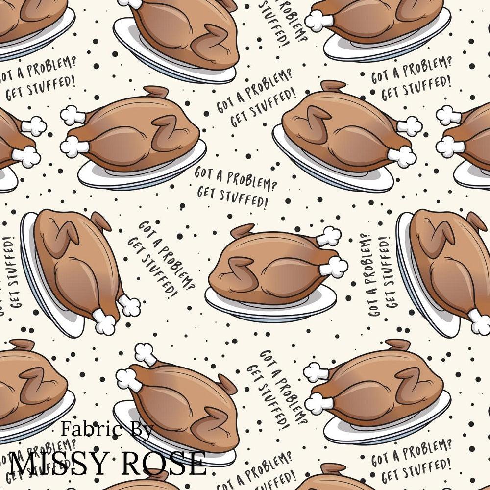 Design 514 Turkey Fabric – custom printed pre-order fabric Australia | Fabric by Missy Rose
