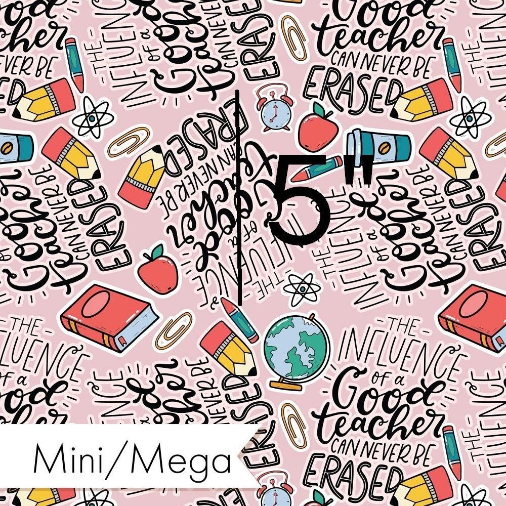 Design 518 Teacher Fabric – premium custom printed fabric for sewing | Fabric by Missy Rose