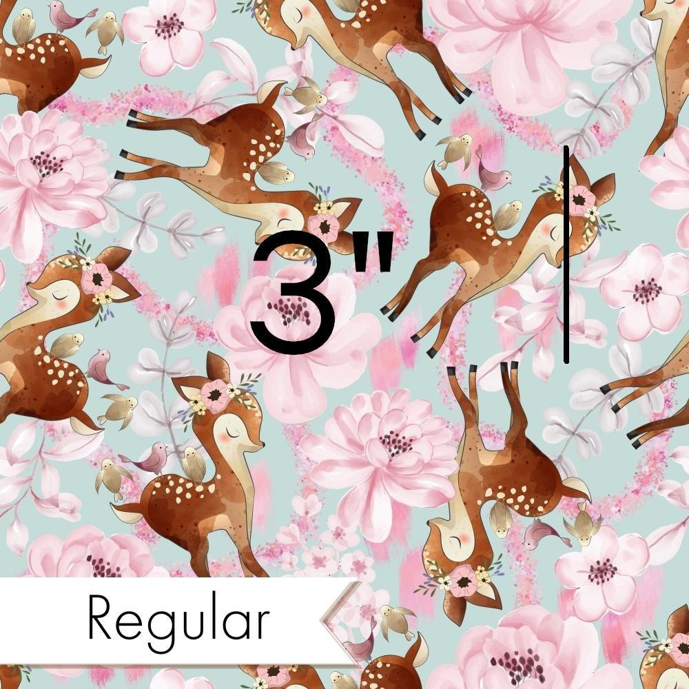 Design 52 Floral Deer Fabric – Australian custom printed fabric pre-order | Fabric by Missy Rose