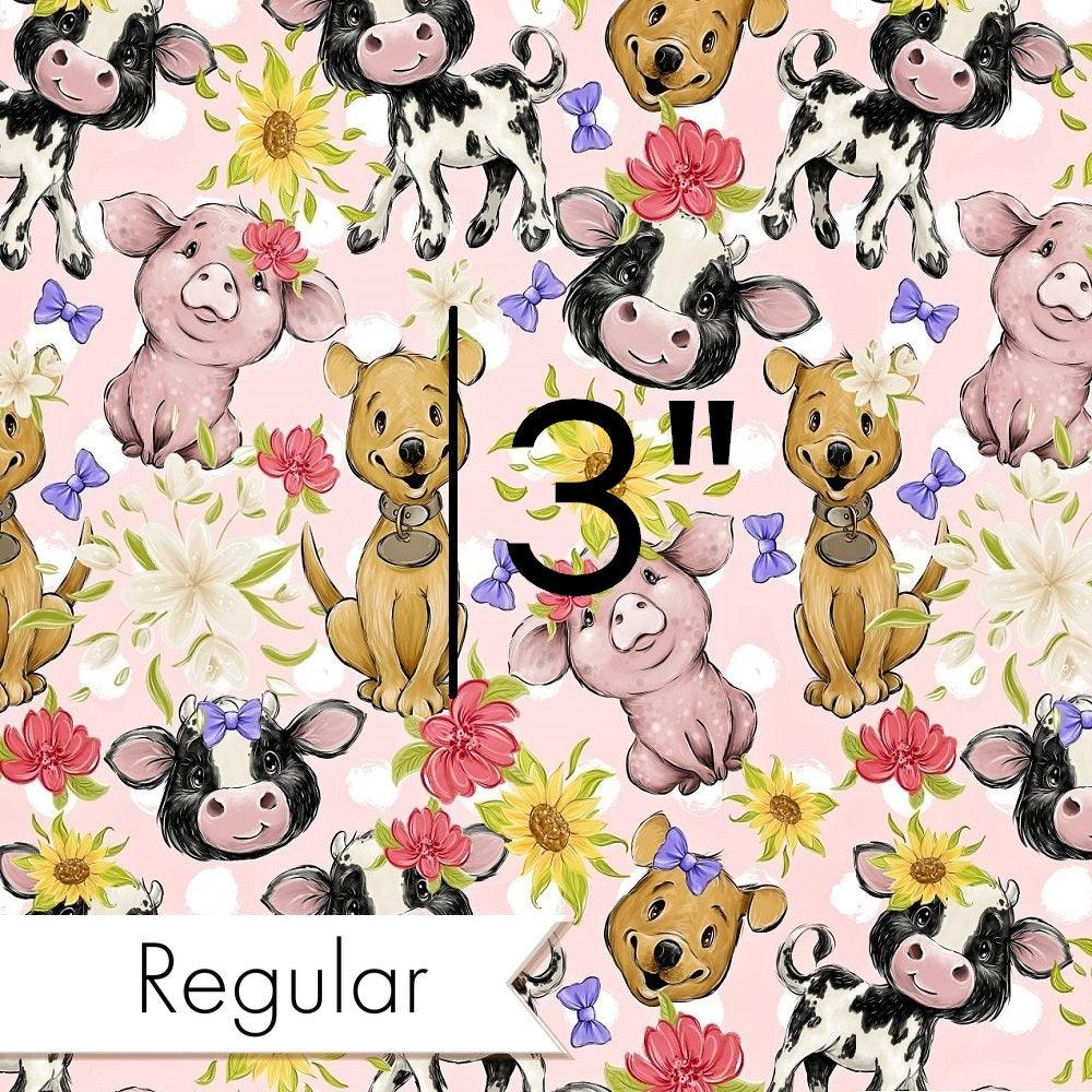 Design 522 Pink Farm Fabric – pre-order designer fabric Australia | Fabric by Missy Rose