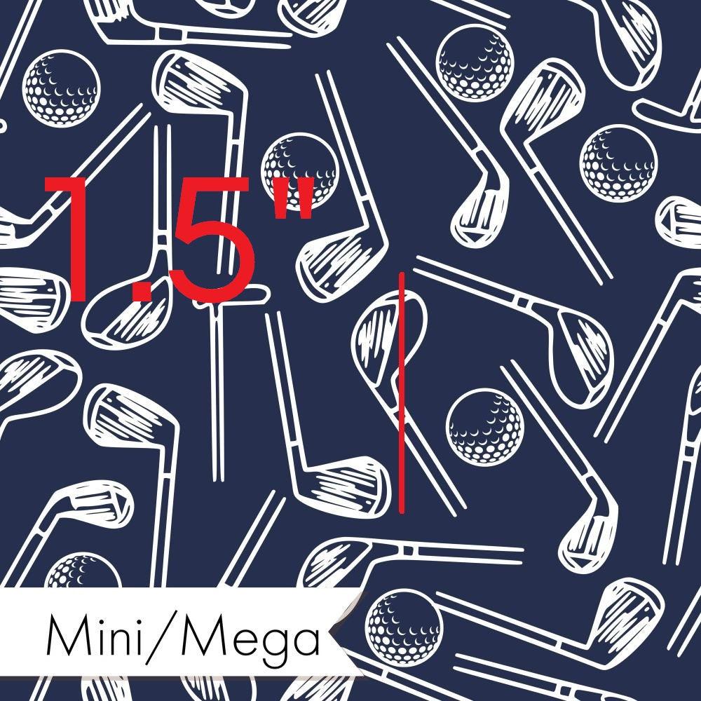 Design 524 Navy Golf Fabric – pre-order designer fabric Australia | Fabric by Missy Rose