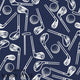 Design 524 - Navy Golf Fabric