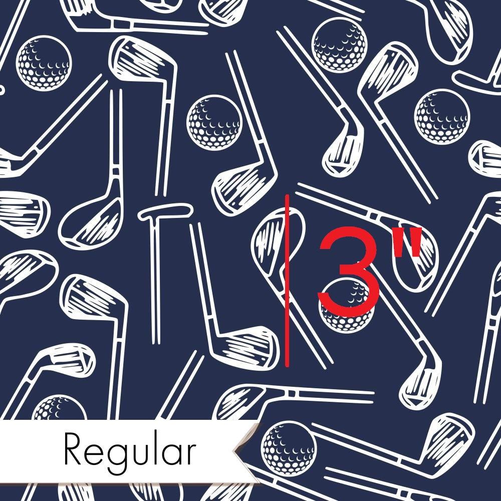 Design 524 Navy Golf Fabric – premium custom printed fabric for sewing | Fabric by Missy Rose