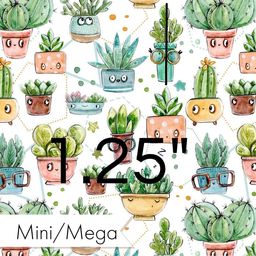 Design 529 White Cactus Fabric – pre-order designer fabric Australia | Fabric by Missy Rose