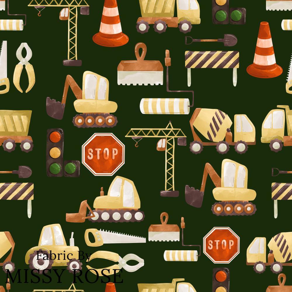 Design 53 Building Fabric – premium custom printed fabric for sewing | Fabric by Missy Rose