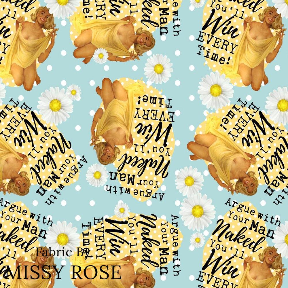 Design 530 Retro Housewife Fabric – premium custom printed fabric for sewing | Fabric by Missy Rose