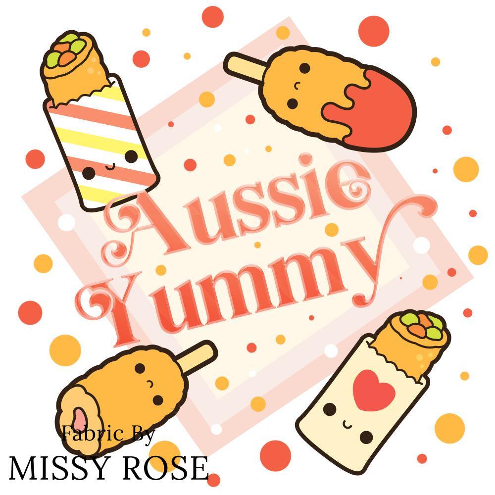 Design 532 Panel Fabric – custom printed pre-order fabric Australia | Fabric by Missy Rose