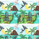 Design 534 - Dinosaur Island Fabric
