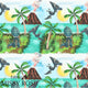 Design 534 - Dinosaur Island Fabric