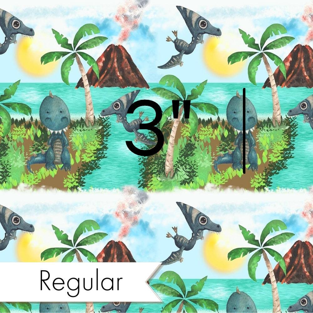 Design 534 Dinosaur Island Fabric – Australian custom printed fabric pre-order | Fabric by Missy Rose