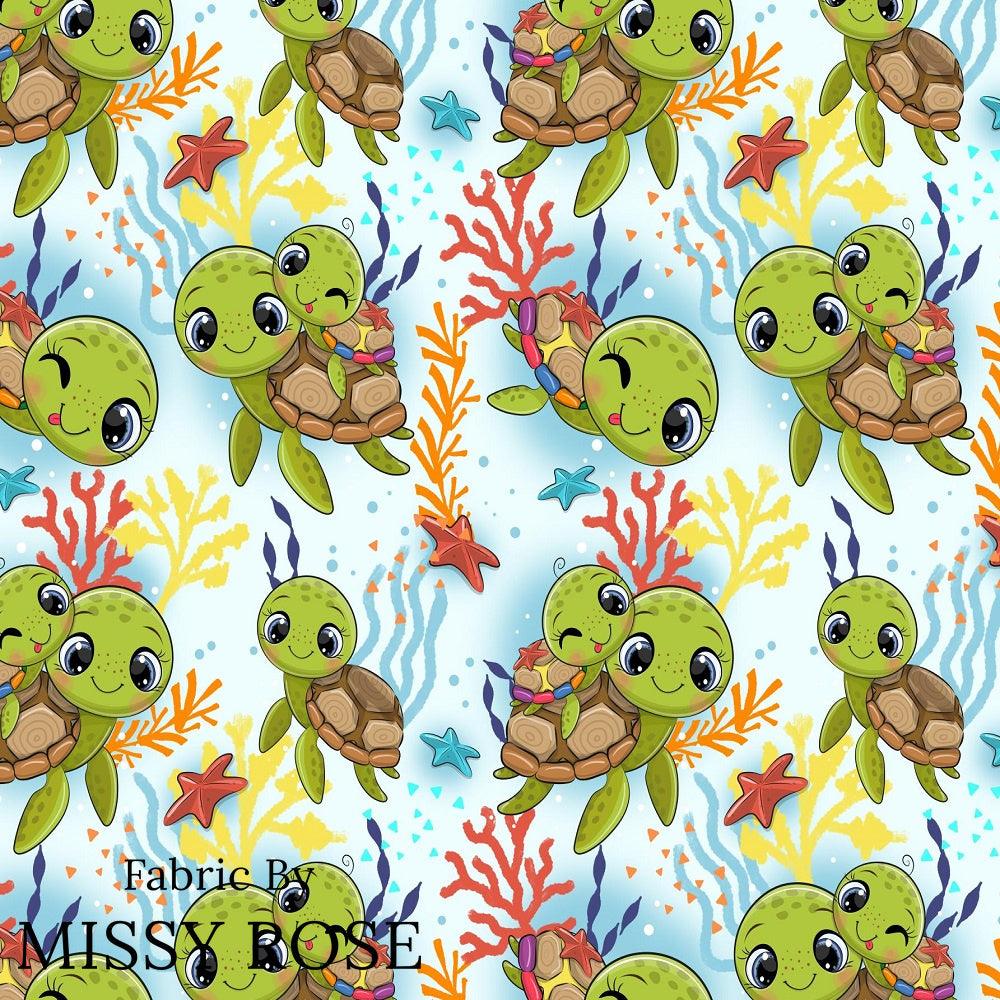 Design 541 Turtle Fabric | Fabric by Missy Rose