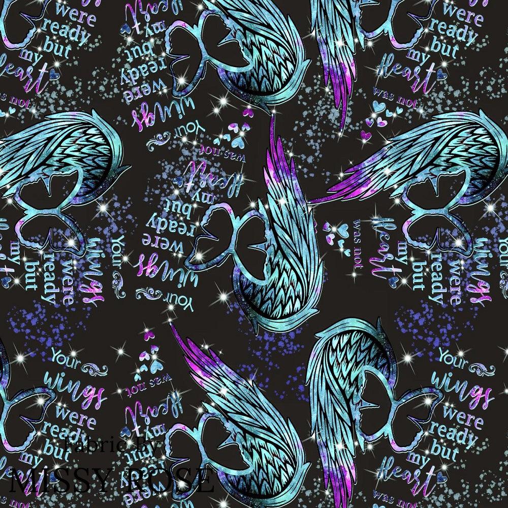 Design 544 Wings Fabric – Australian custom printed fabric pre-order | Fabric by Missy Rose