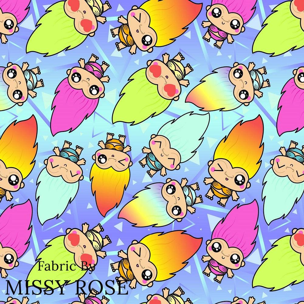 Design 545 Trolls Fabric – premium custom printed fabric for sewing | Fabric by Missy Rose