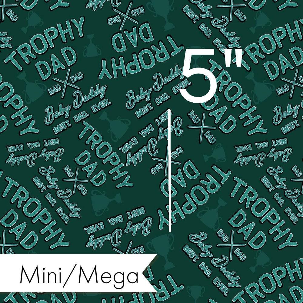 Design 546 Trophy Dad Fabric – Australian custom printed fabric pre-order | Fabric by Missy Rose