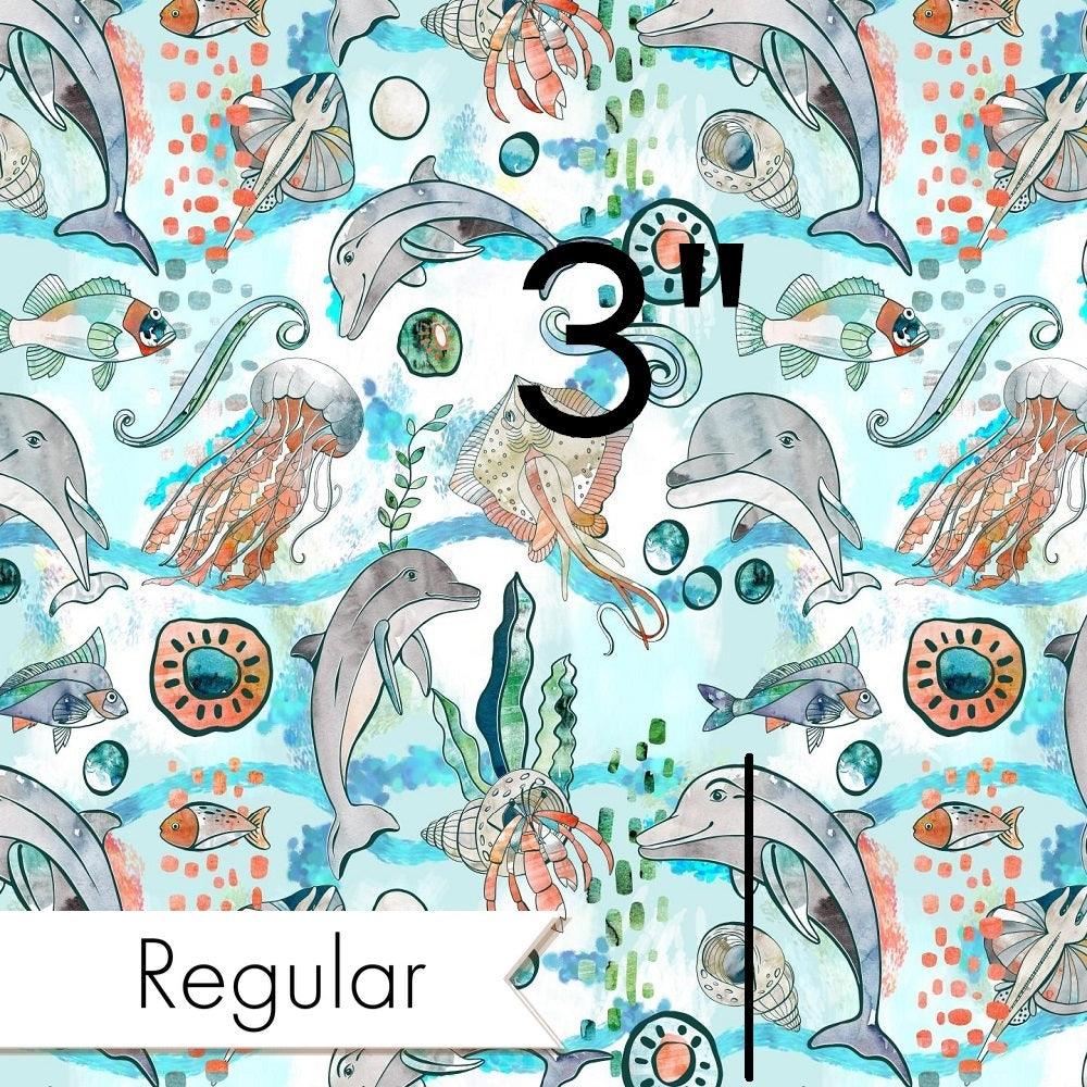Design 547 Dolphin Fabric – pre-order designer fabric Australia | Fabric by Missy Rose