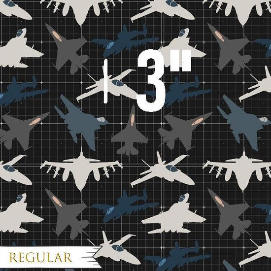 Load image into Gallery viewer, Design 55 - Fighter Jet Fabric - Fabric by Missy Rose Pre-Order
