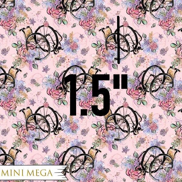 Design 55 - Pink Wheelchair Fabric - Fabric by Missy Rose Pre-Order
