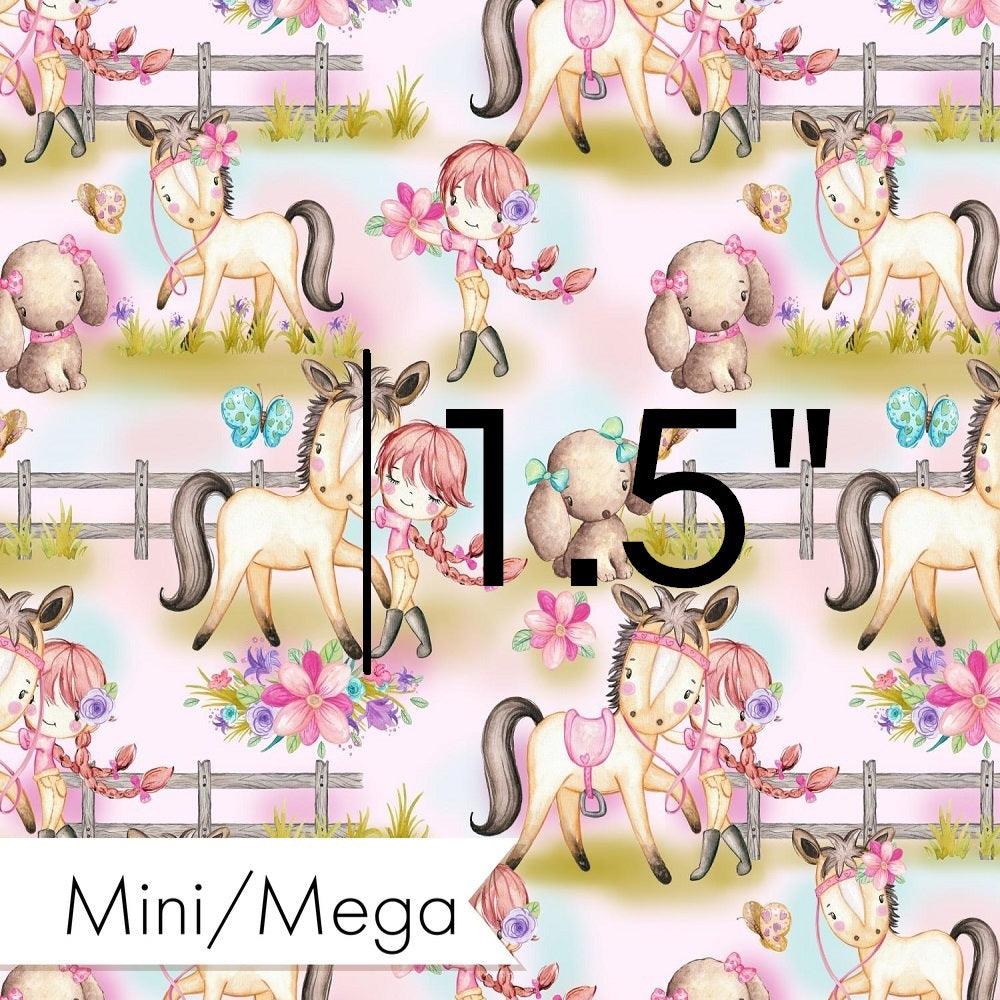 Design 552 Pink Pony Fabric – pre-order designer fabric Australia | Fabric by Missy Rose