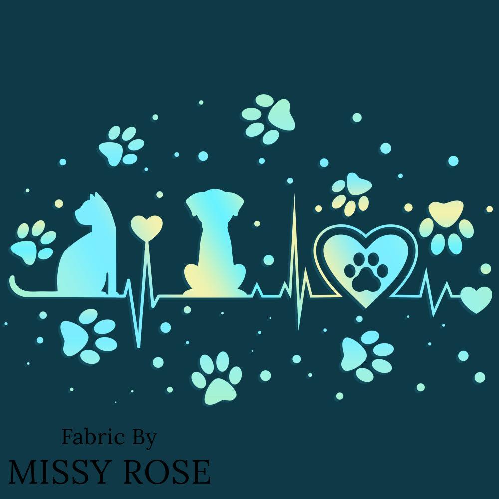 Design 555 Panel Fabric – Australian custom printed fabric pre-order | Fabric by Missy Rose