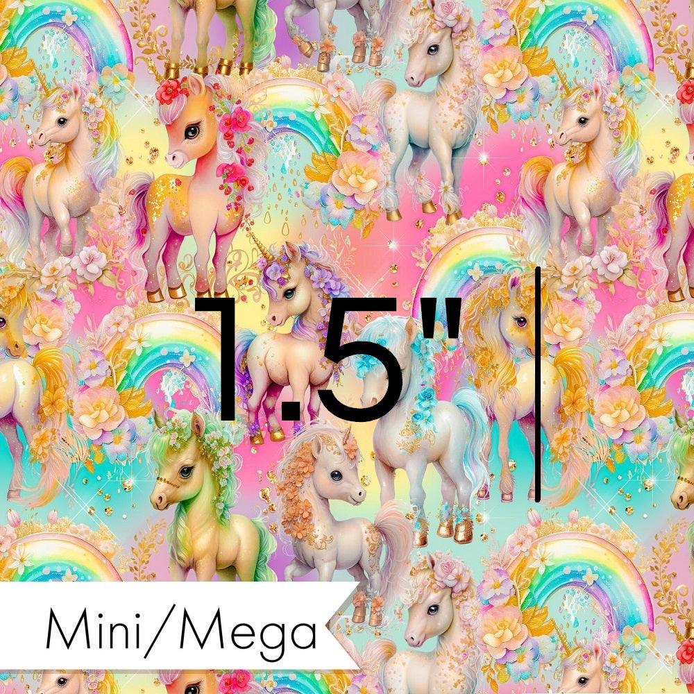 Design 556 Pink Unicorn Fabric – made-to-order custom fabric by the metre | Fabric by Missy Rose