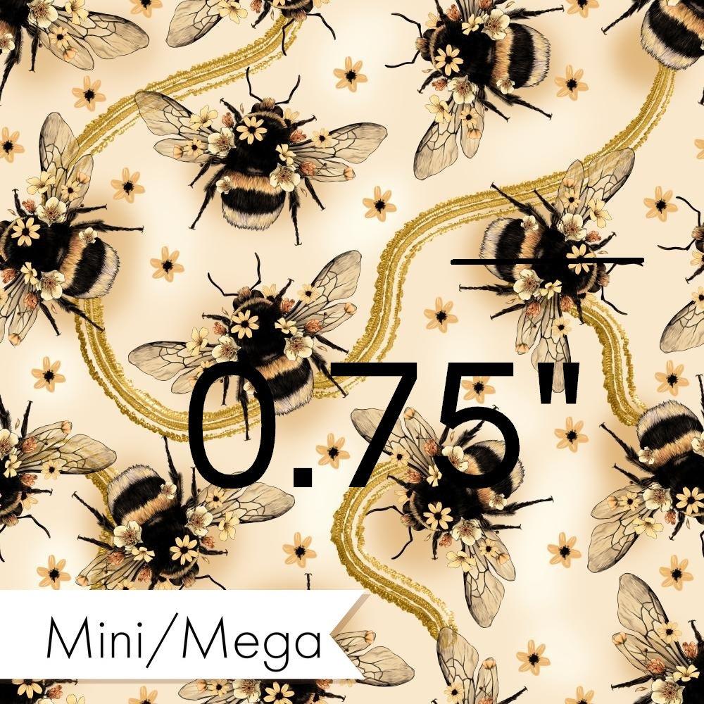 Design 56 Yellow Bee Fabric – custom printed pre-order fabric Australia | Fabric by Missy Rose