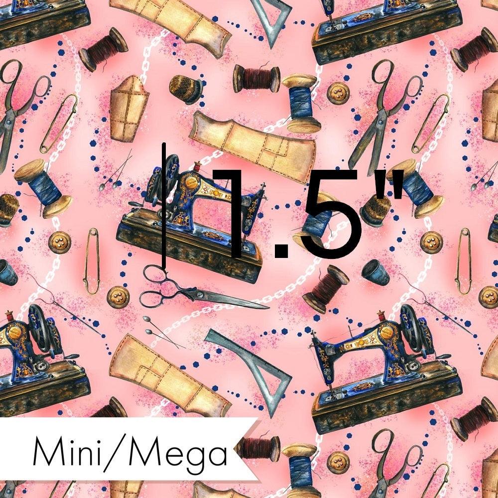 Design 560 Pink Sewing Fabric – custom printed pre-order fabric Australia | Fabric by Missy Rose