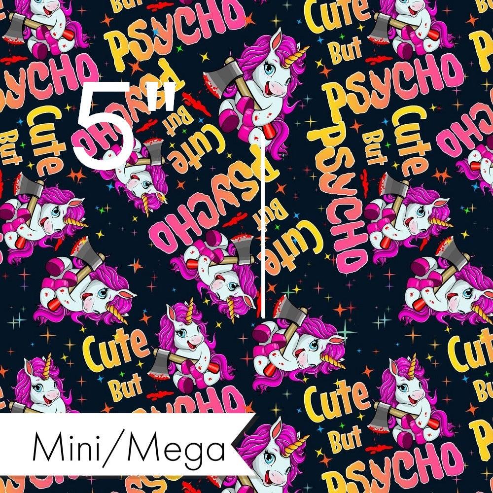 Design 562 Cute But Physco Fabric – premium custom printed fabric for sewing | Fabric by Missy Rose
