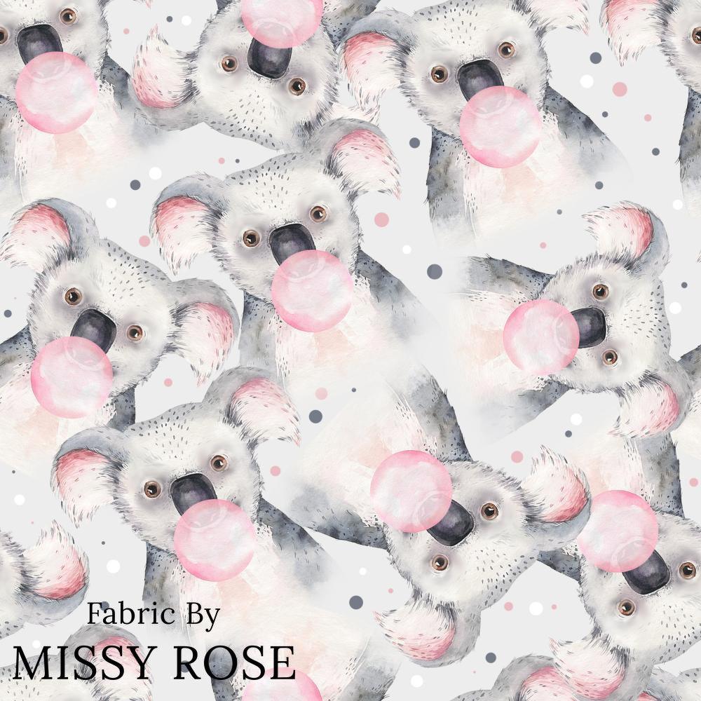Design 565 Grey Koala Fabric – pre-order designer fabric Australia | Fabric by Missy Rose