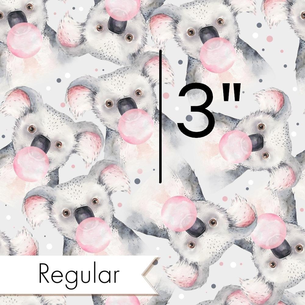 Design 565 Grey Koala Fabric – custom printed pre-order fabric Australia | Fabric by Missy Rose
