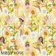 Design 567 - Yellow Fairies Fabric