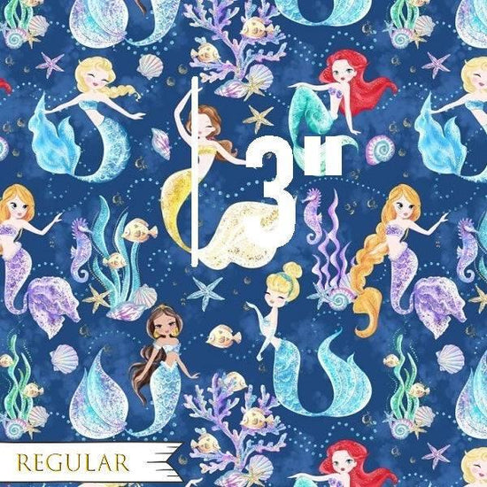 Load image into Gallery viewer, Design 57 - Mermaid Fabric - Fabric by Missy Rose Pre-Order
