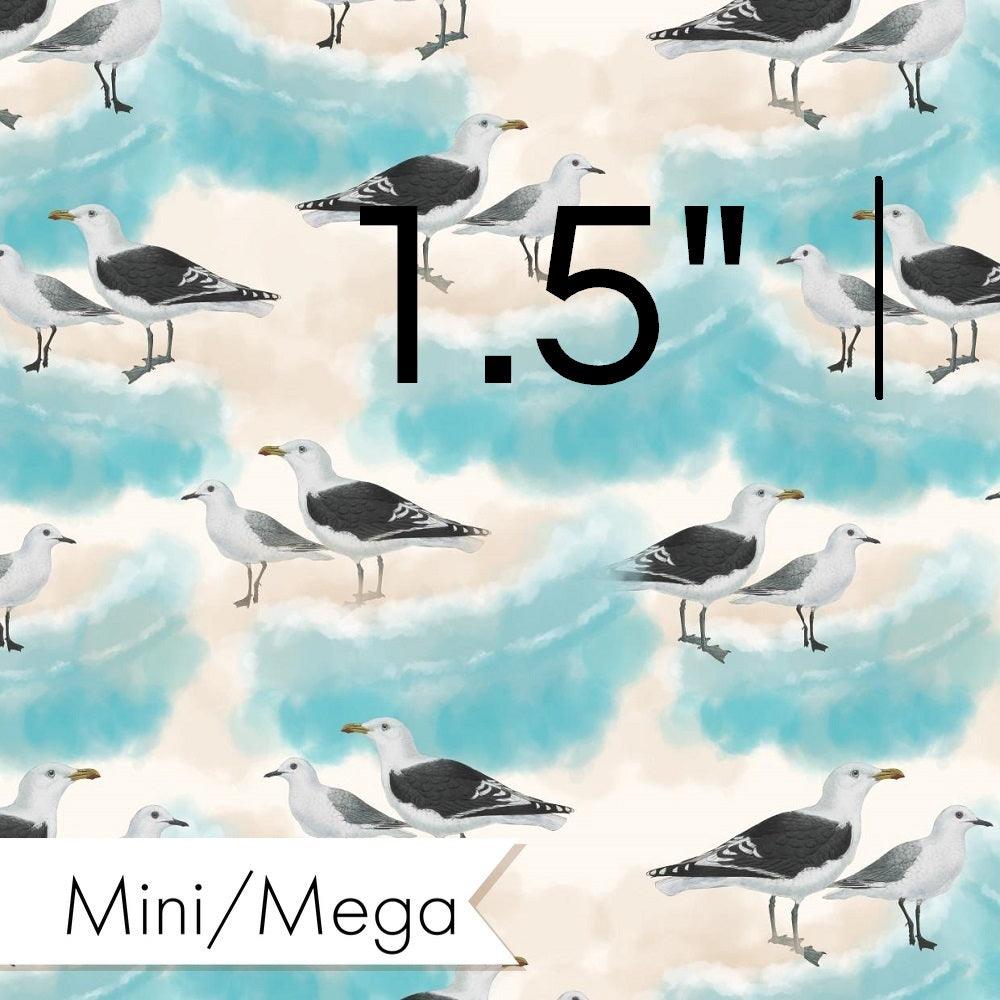 Design 575 Seagull Fabric – custom printed pre-order fabric Australia | Fabric by Missy Rose