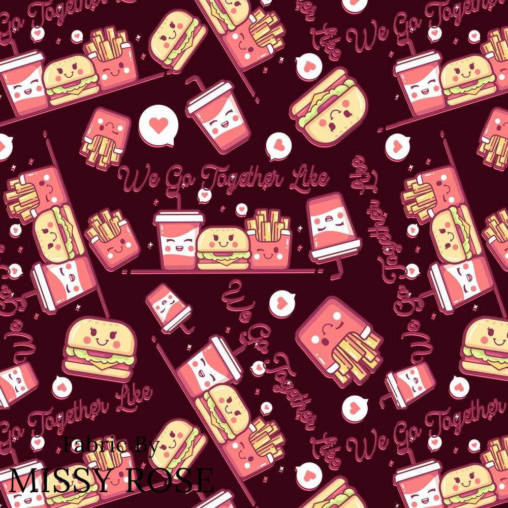 Design 577 Cute Foods Fabric – made-to-order custom fabric by the metre | Fabric by Missy Rose