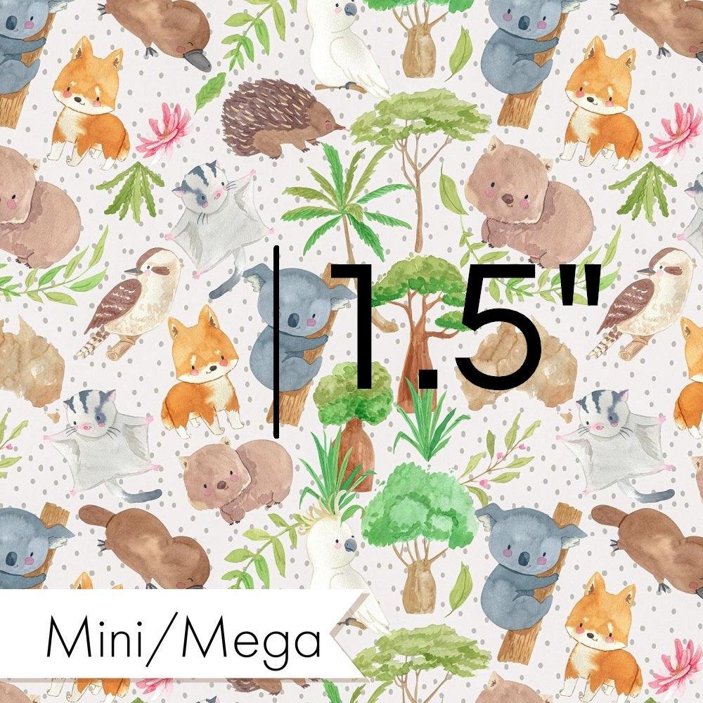 Design 579 Cute Australian Animals Fabric – premium custom printed fabric for sewing | Fabric by Missy Rose