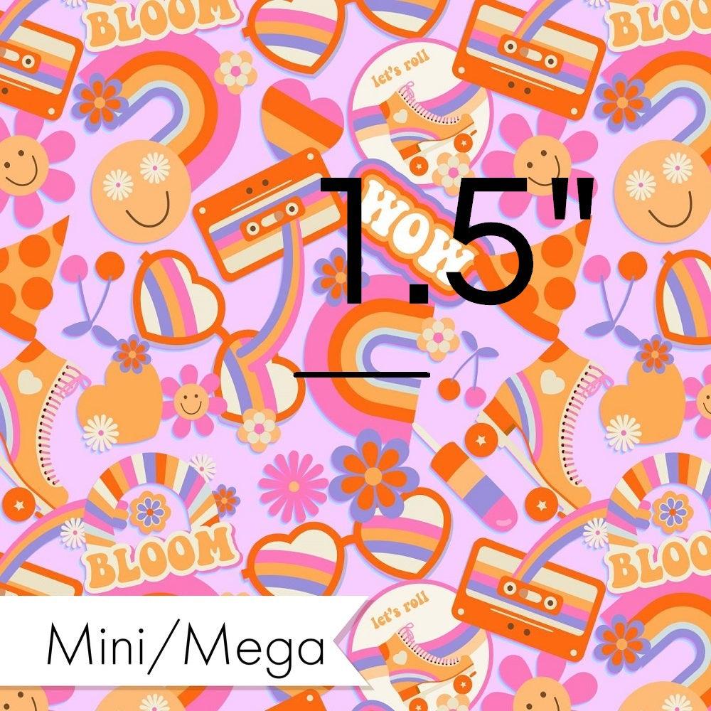 Design 581 Retro Fabric – Australian custom printed fabric pre-order | Fabric by Missy Rose