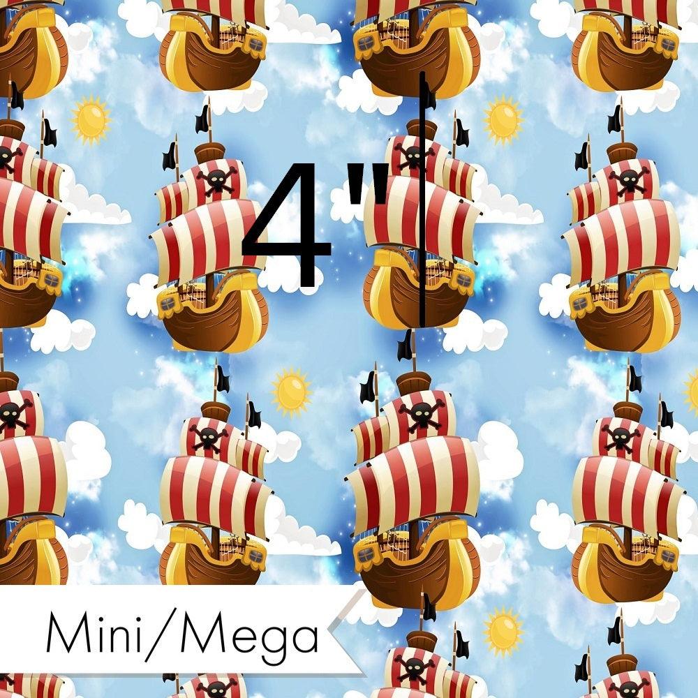 Design 582 Air Pirate Fabric – premium custom printed fabric for sewing | Fabric by Missy Rose