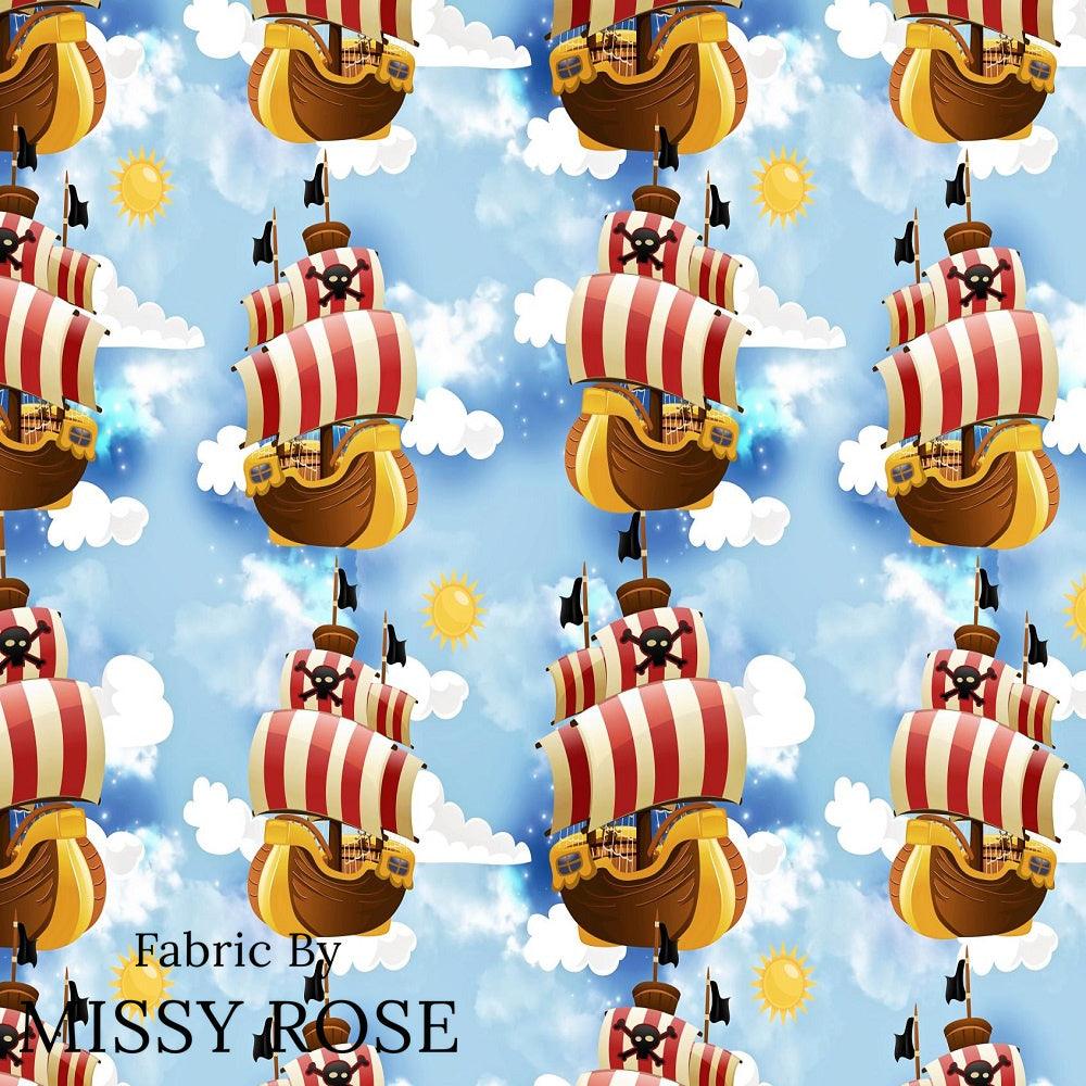 Design 582 Air Pirate Fabric – made-to-order custom fabric by the metre | Fabric by Missy Rose