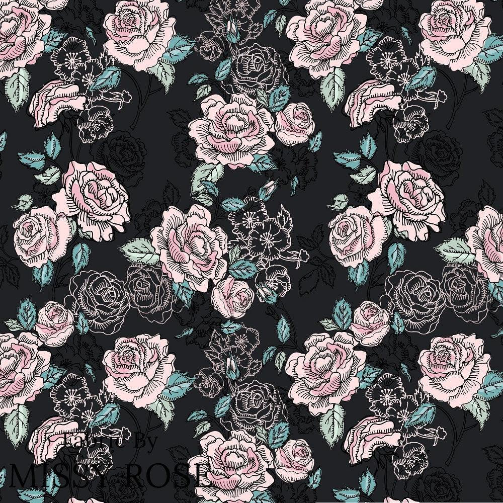 Design 583 Antique Roses Fabric – pre-order designer fabric Australia | Fabric by Missy Rose