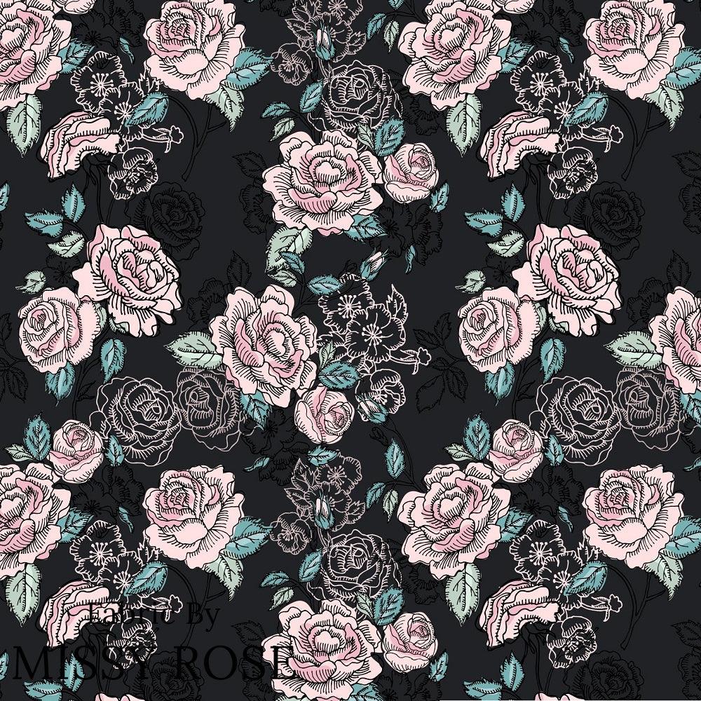 Design 583 Antique Roses Fabric – pre-order designer fabric Australia | Fabric by Missy Rose