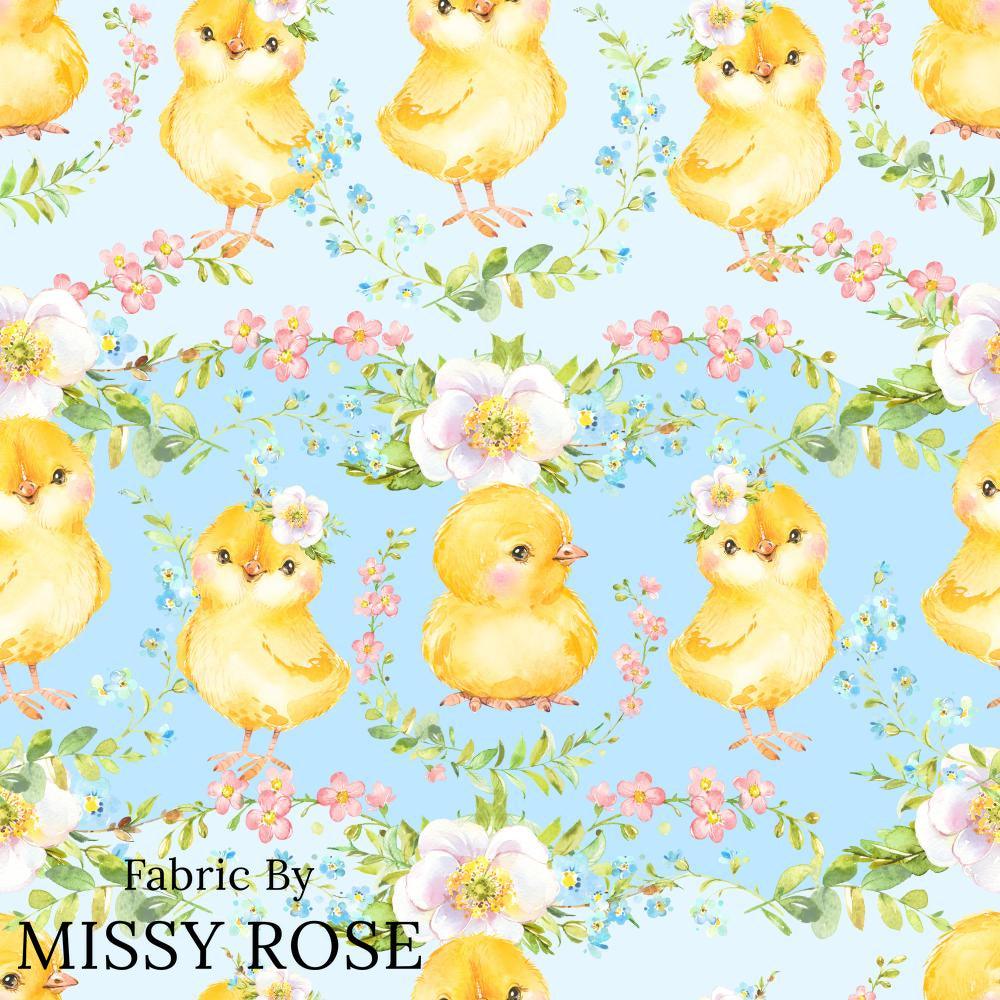 Design 585 Cute Chicken Fabric – premium custom printed fabric for sewing | Fabric by Missy Rose