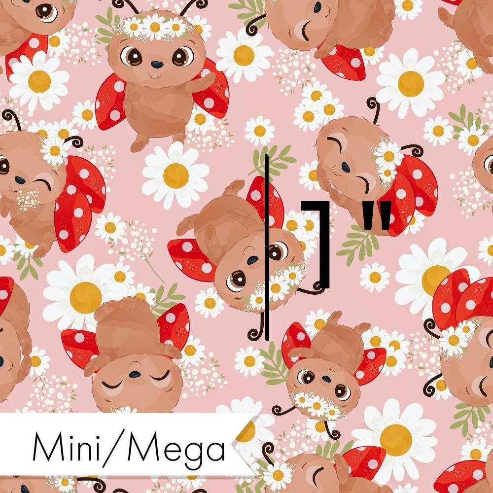 Design 586 Floral Lady Bug Fabric – Australian custom printed fabric pre-order | Fabric by Missy Rose